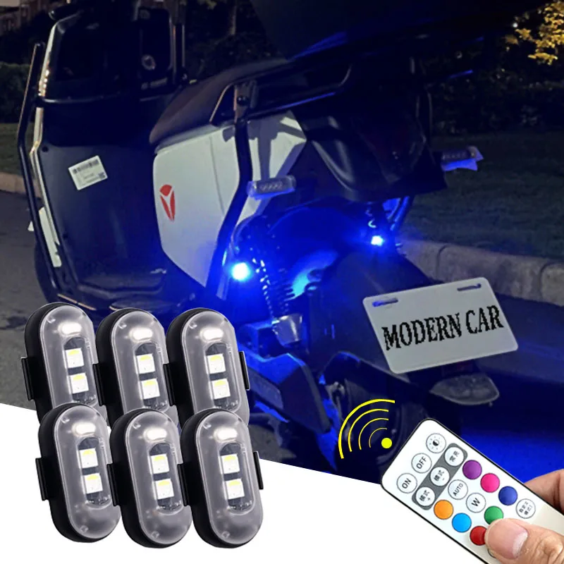 Drone Strobe Light - 2/4/8Pcs Wireless Remote Control Strobe Light