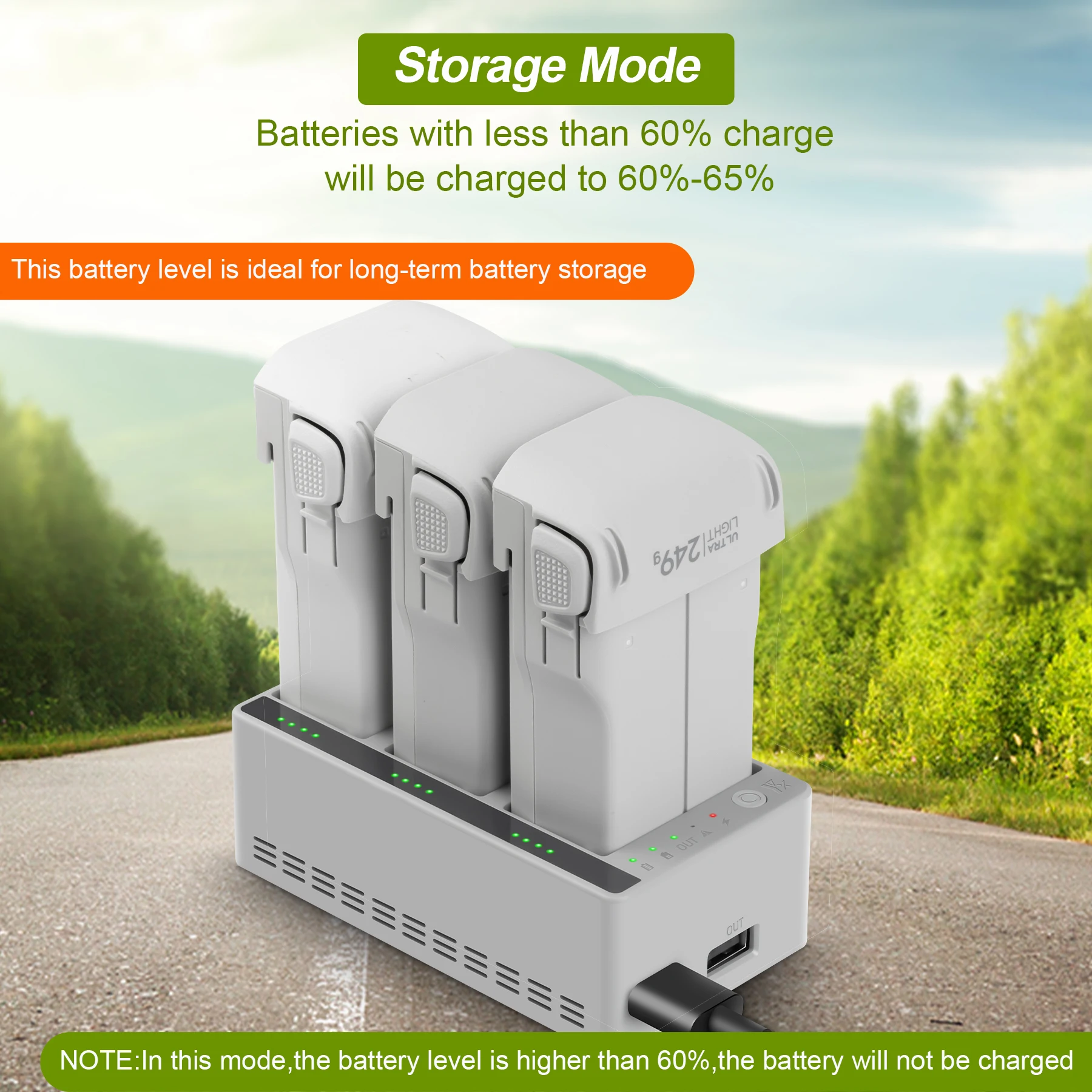 Charger Hub for DJI LITO 1 X1  - đánh giá và giá Drone Charging Hub