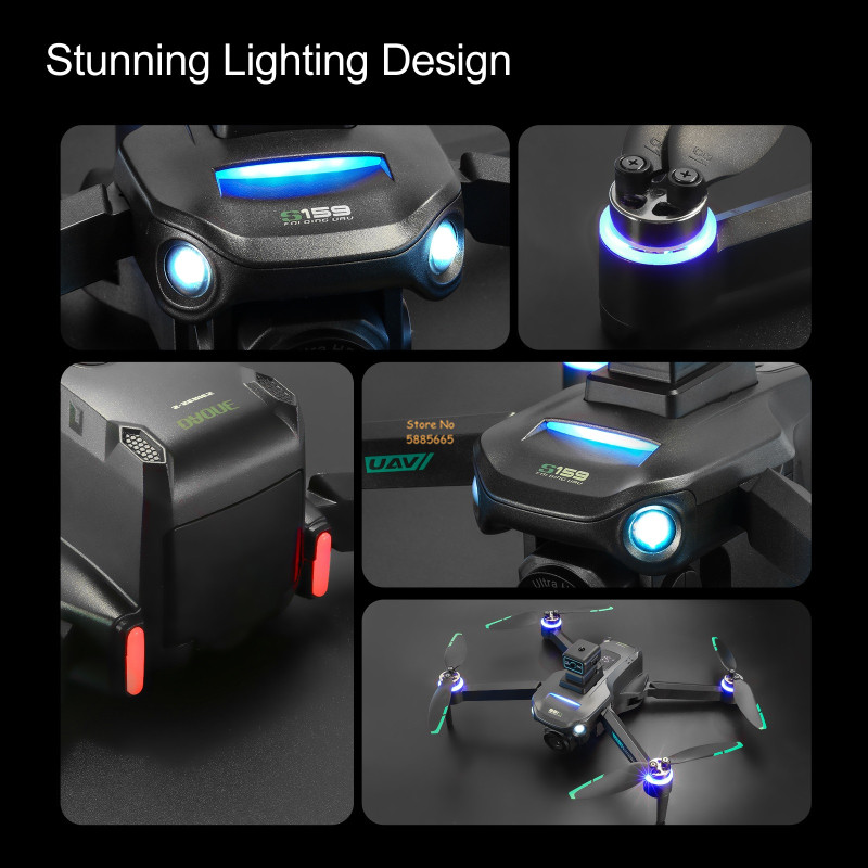 8K Dual Camera 5G WIFI FPV Rem - đánh giá và giá Drone Beacon Light