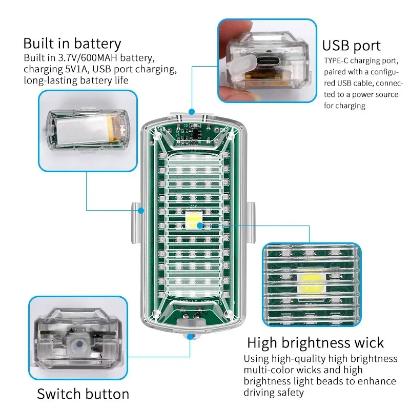 Wireless LED Drone Strobe Ligh - đánh giá và giá Drone Beacon Light
