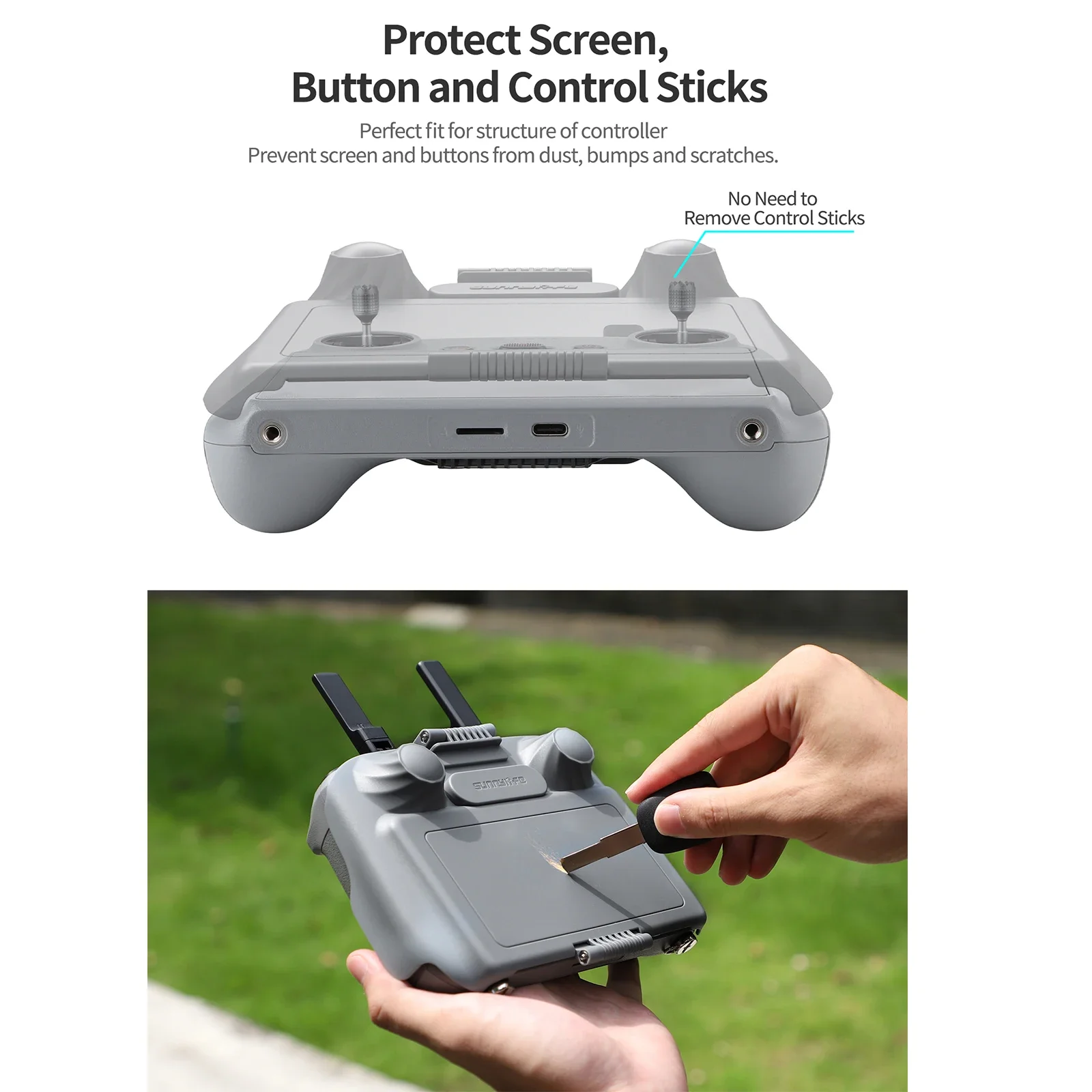 Screen Protector Hood For DJI  - đánh giá và giá Drone Sun Shade