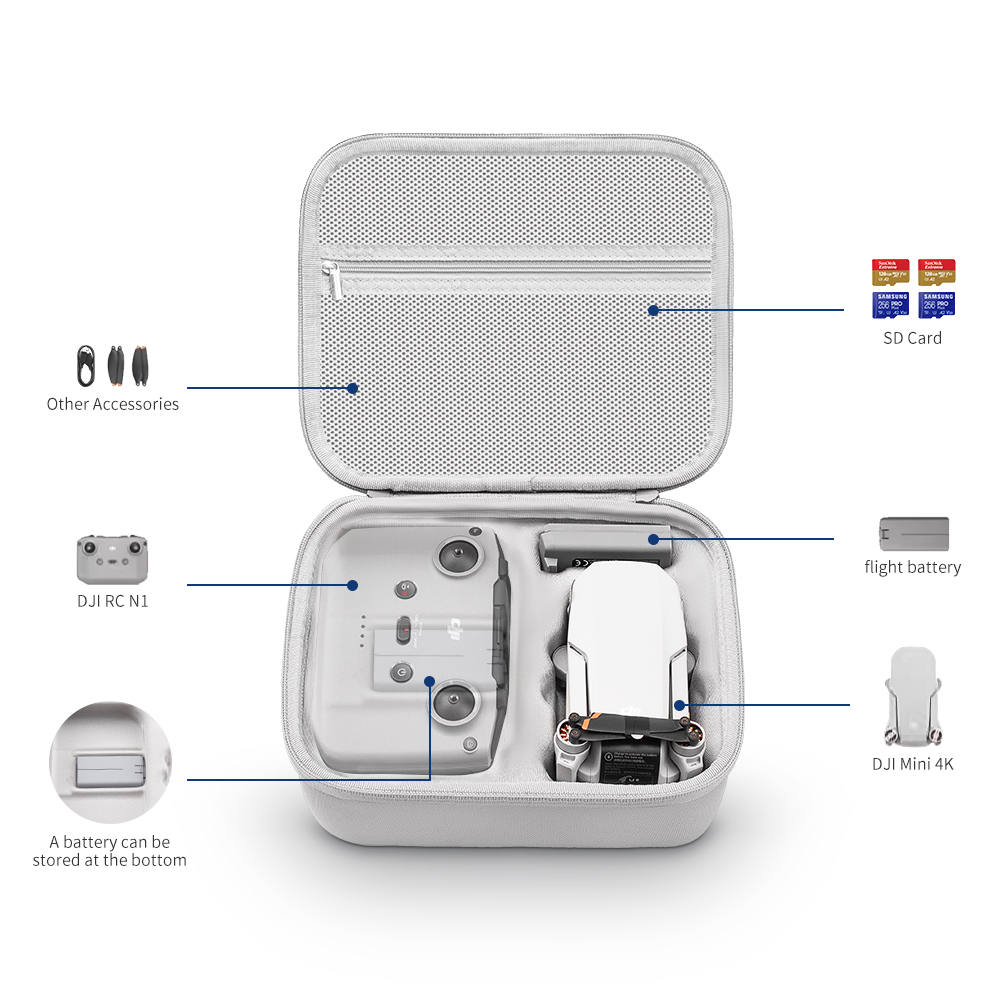 XFJI Storage Bag Protective Ca - đánh giá và giá Drone Joystick Cover