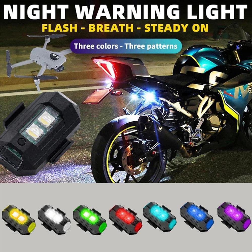 2PCS Mini LED Strobe Lights De - đánh giá và giá Drone Beacon Light