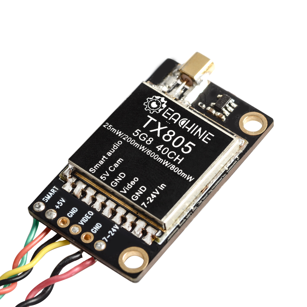 Eachine TX805 VTX 5.8G 40CH 25 - đánh giá và giá Drone Beacon Light